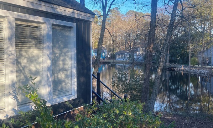 Rocky Mount Casa | Fish from your deck near 10th hole of golf course