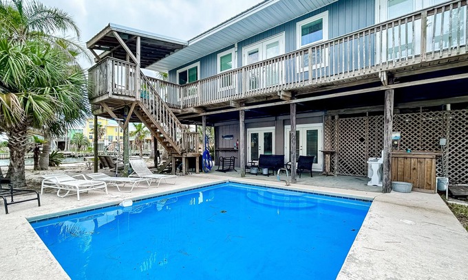 Fort Morgan Pines Casa | Fisherman friendly home w/ private pool, deck, patio, kitchen, kitchenette, W/D