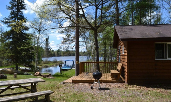 Boulder Junction Cabina | Fisherman's Cove Cabin en el lago Gresham Medio
