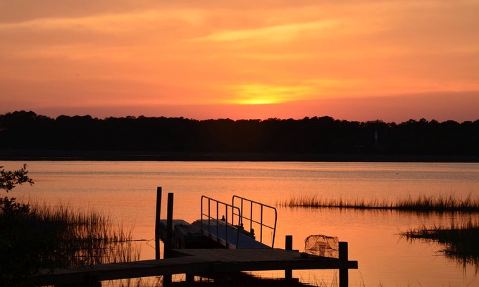 Edisto Island Casa | Nuevo muelle, traiga su bote. ¡Pesca y pesca de cangrejos en el paraíso!