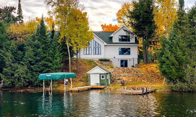 Rhinelander Casa | Fishing Haven Family Home on Indian Lake
