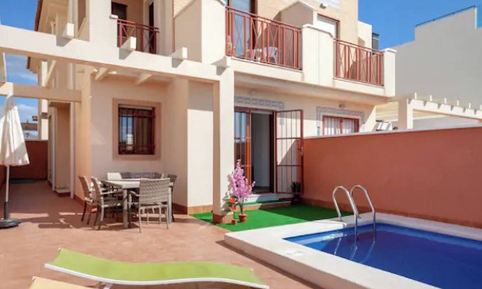 Puerto de Mazarrón Villa | Flagship Private Villa 3bed + pool - Capacidad 6 Mazarron (WIFI GRATIS y aire acondicionado).