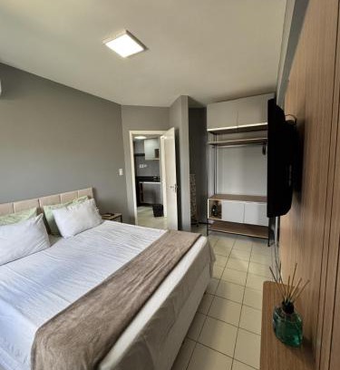 Sao Luis Apartamento | Flat 706 próximo à praia - Condomínio Biarritz