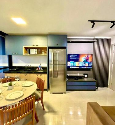 Jardim dos Estados Apartamento | Flat Alto, Completo e com Linda Vista no Vertigo