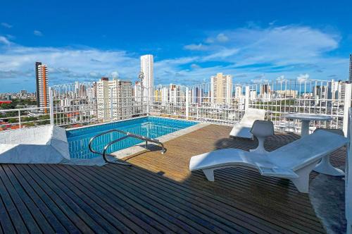 Parque Verde Apartamento | Flat ao Lado do Manaíra Shopping 3 Pessoas