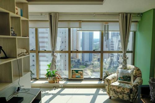 Santa Fe Apartamento | FLAT com piscina, vista para o Aquário e Feng Shui