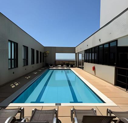 Taguatinga Apartamento | Flat em Hotel, Até 4 Hóspedes, Piscina, Garagem , Jr Catito