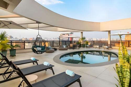 Itaim Bibi Hotel | Flat em Hotel de Luxo com Limpeza diária - GM511