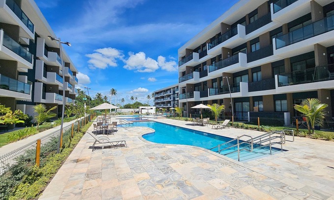 Porto de Galinhas Apartamento | Flat luxo com varanda gourmet no Makia