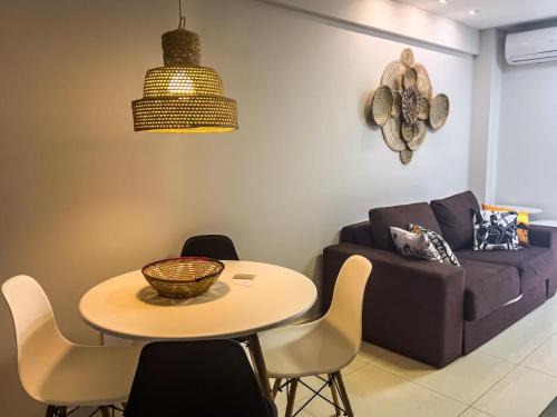 Meireles Apartamento | Flat moderno, 2 quartos dentro de hotel famoso