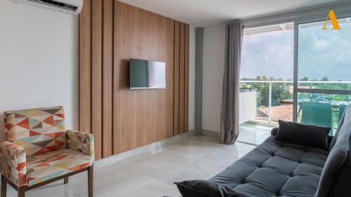 Pontal de Serrambi Apartamento | Flat moderno, confortável Praia de Serrambi BFS312