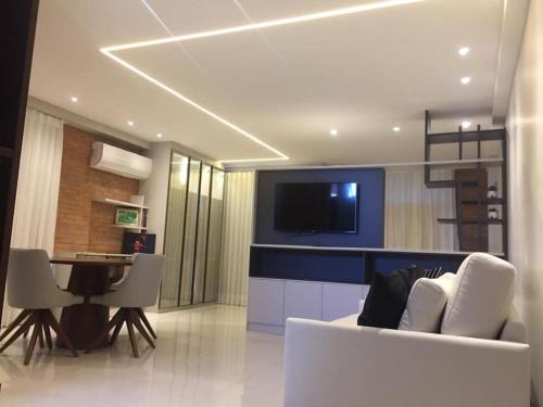 Ponta de Campina Apartamento | Flat novo e estiloso na praia Ponta de Campina
