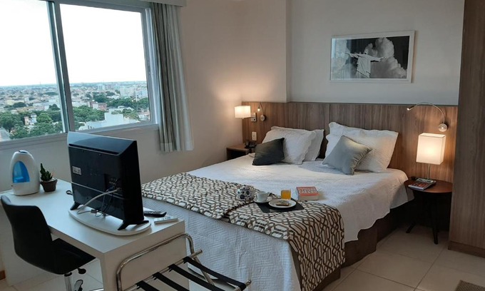 Centro Apartamento | Flat pensado para sua tranquilidade e alegria