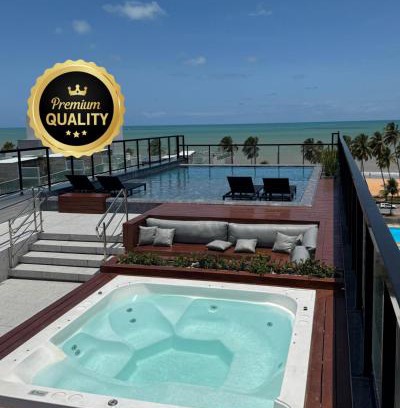 Cabo Branco Apartamento | Flat piscina borda infinita e Jacuzzi - 209