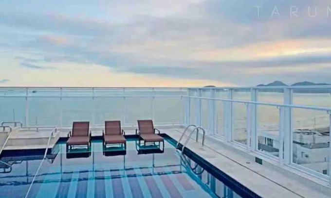 Boqueirao Apartamento | Flat vista mar em Santos