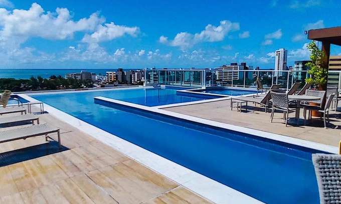 Jardim Oceania Apartamento | Flat Vista Maravilhosa Para o Mar