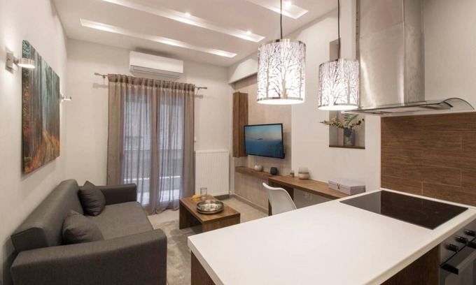Thessaloniki City Centre Apartamento | FLOW - White Tower Two Bedroom Suite