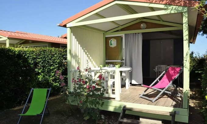 Saint Nazaire sur Charente Chalet De Esquí | Camping L'Abri-coastal *** - Chalet Moréa 3 habitaciones para 5 personas
