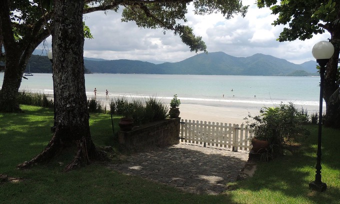 Praia da Fortaleza Casa | Pie en Sand Beach Fortaleza - Ubatuba