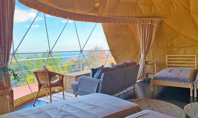 Futo Cabina | For 4 people 7m dome tent C overlooking Sagami B / Ito Shizuoka