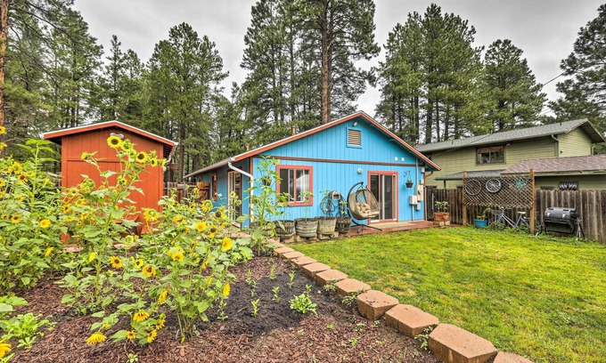Mountainaire Casa | Forested Flagstaff Getaway w/ Garden & Gas Grill