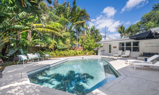 North Corals Casa | FORT LAUDERDALE Amplia casa con piscina y jardín.