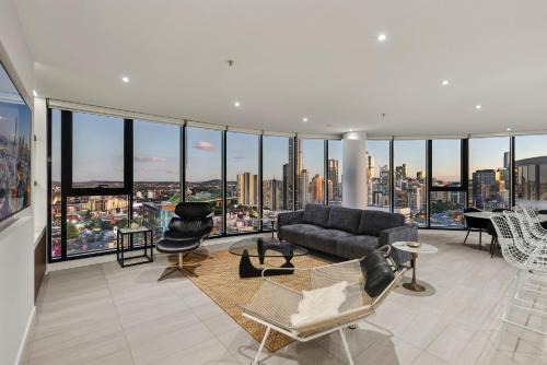 Fortitude Valley Apartamento | Fortitude Valley 3-Bed, Top Floor and Bridge View
