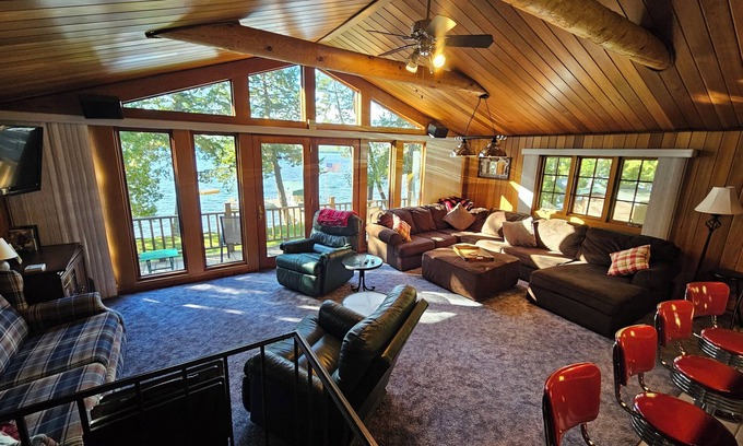 Embden Casa | Four-season waterfront family lake house on pristine Embden Lake