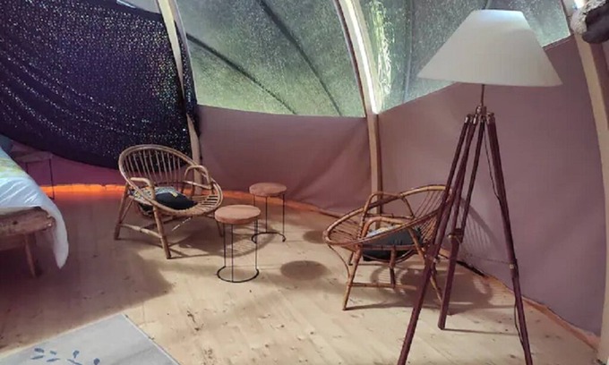 Eclaron-Braucourt-Sainte-Liviere Cabina | Wigwam les Étoiles Pour Toile de Fond