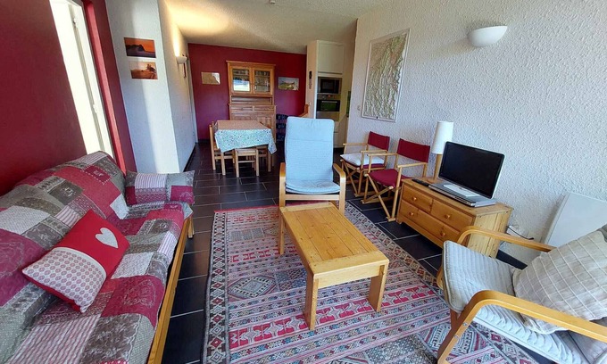 Autrans-Meaudre-en-Vercors Apartamento | Apartamento para 8 personas, 53 m², cerca de pistas, balcon soleado, parking privado