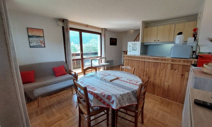 Autrans-Meaudre-en-Vercors Apartamento | Autrans - Dúplex luminoso para 6 personas, 55 m², 2 estrellas, a pie de pistas y comercios