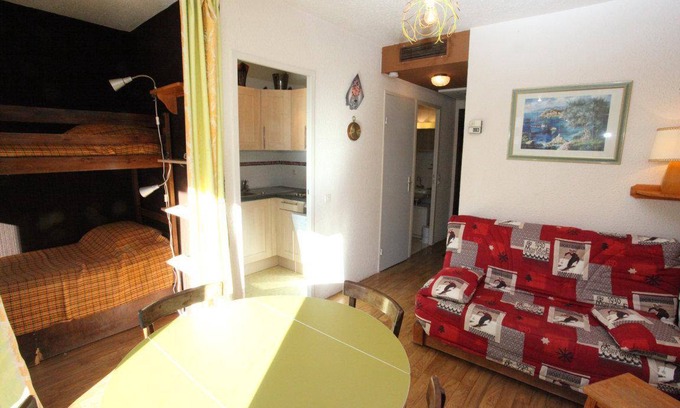 La Toussuire Apartamento | 23 m² Estudio ∙ 1 habitación ∙ 4 huéspedes
