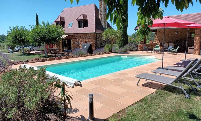 Rouffignac-Saint-Cernin-de-Reilhac Casa | Encantadora casa de campo en Périgord negro clasificada 4 estrellas