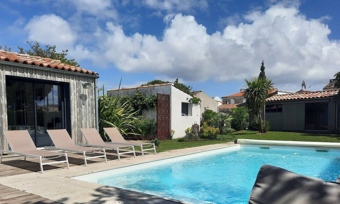 Cheray Casa | Les Hérons, Havre Pour 4 Pers. Piscine, Jardin, Tous Services Compris