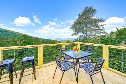 Franklin Casa | Franklin Cottage Deck with Blue Ridge Mtn Views!