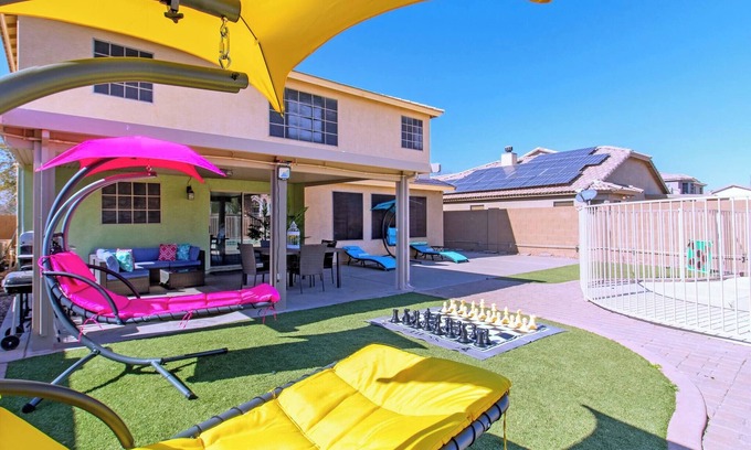 Casa Grande Casa | Calefacción de piscina gratuita - Piano - Cama King - Hockey de aire