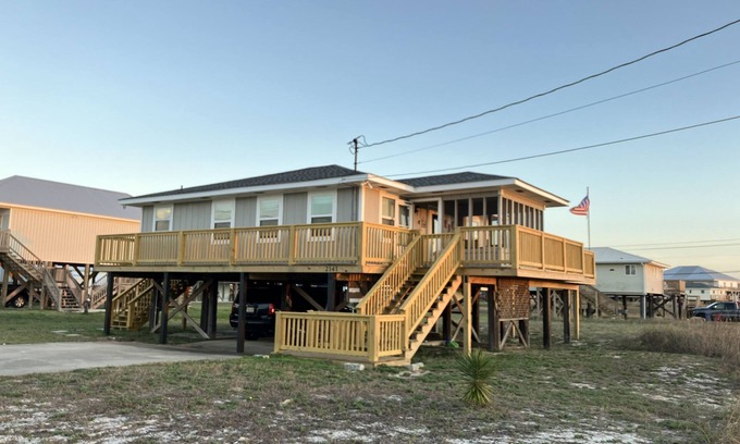 Dauphin Island Cabaña | Actualizaciones recientes *** WiFi gratis ****