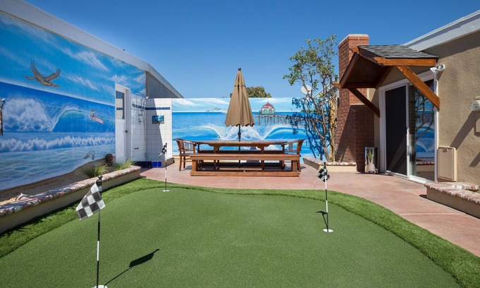 Yorktown Casa | Pase de estacionamiento de playa GRATIS, bicicletas, WIFI, café, air hockey, equipo de playa, putt putt.
