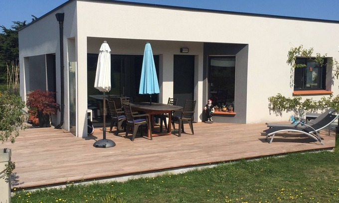 Pleherel-Plage-Vieux-Bourg Casa | Casa contemporánea en Cap Fréhel, accesible para personas con discapacidad, huerto y huerto