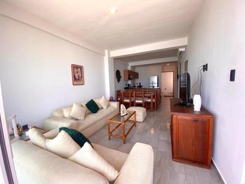 Boca del Río Apartamento | Frente a la Playa con acceso directo AC Alberca y Elevador
