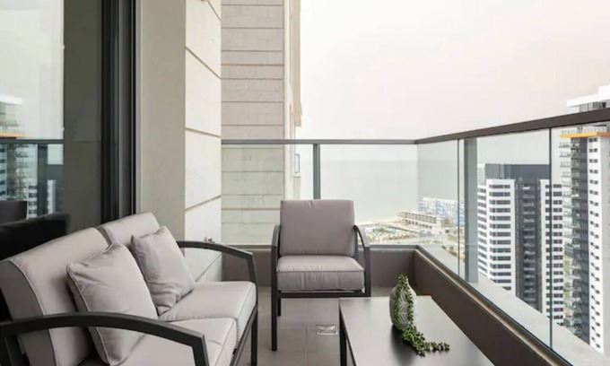 Bat Yam Apartamento | Fresh 3BR APT 32 Floor See View Tower