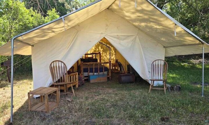Saddlestring Casa | Frontier Wall Tent, The Rustic Frontier Wall Tent