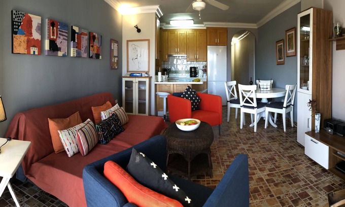 Poris de Abona Condominio | Apartamento totalmente equipado con vistas al mar