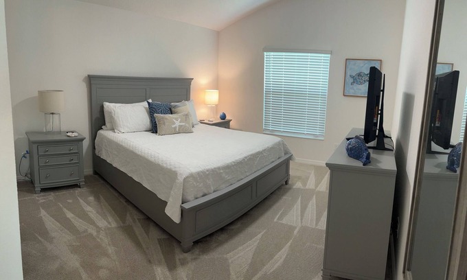 Lake County Casa | Fully furnished 2br, 2ba Patio Villa with golf cart and high speed internet.