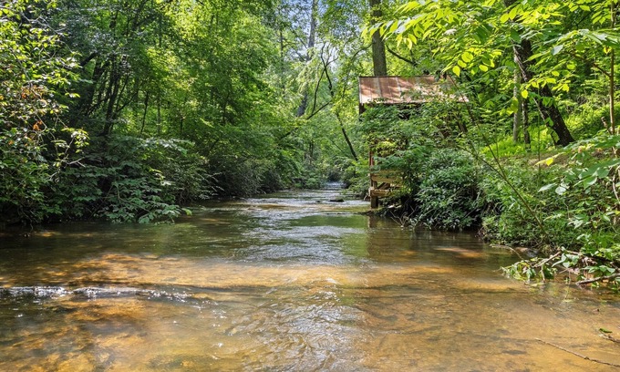 Cleveland Cabina | Mid Term, 10 mins to Helen, Creekside fishing, Firepit