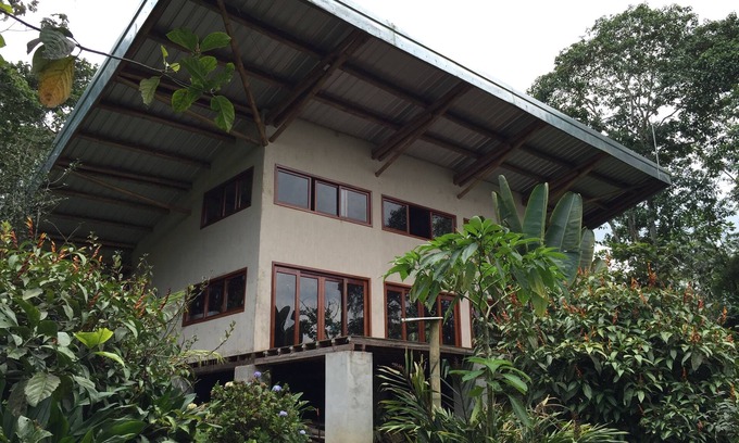Pedro Vicente Maldonado Casa | Casa natural de bambú y maz espaciosa en retiro de granja orgánica de 100 acres