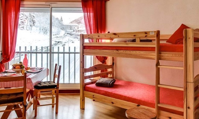 Bareges Apartamento | Estudio funcional para 4 en Barèges, parking, admite mascotas