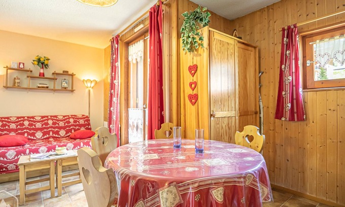 Aussois Apartamento | Estudio funcional con balcón en Aussois, 2 pers., aparcamiento incluido