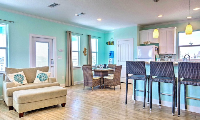 Surfside Beach Casa | Furnished Deck + Ocean Views: Surfside Beach Home