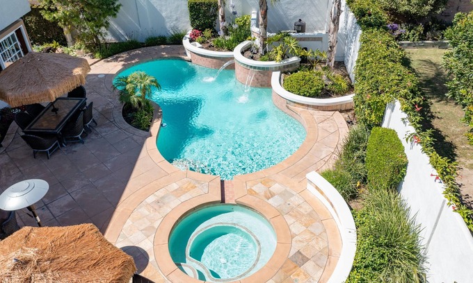 Fountain Valley Casa | Furnished Executive Home with Resort Style pool / spa